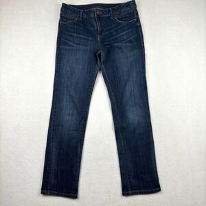 Simply Vera Wang Jeans Womens 8 Straight‎ Leg Whiskered Stretch